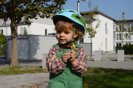 cutie in her helmet